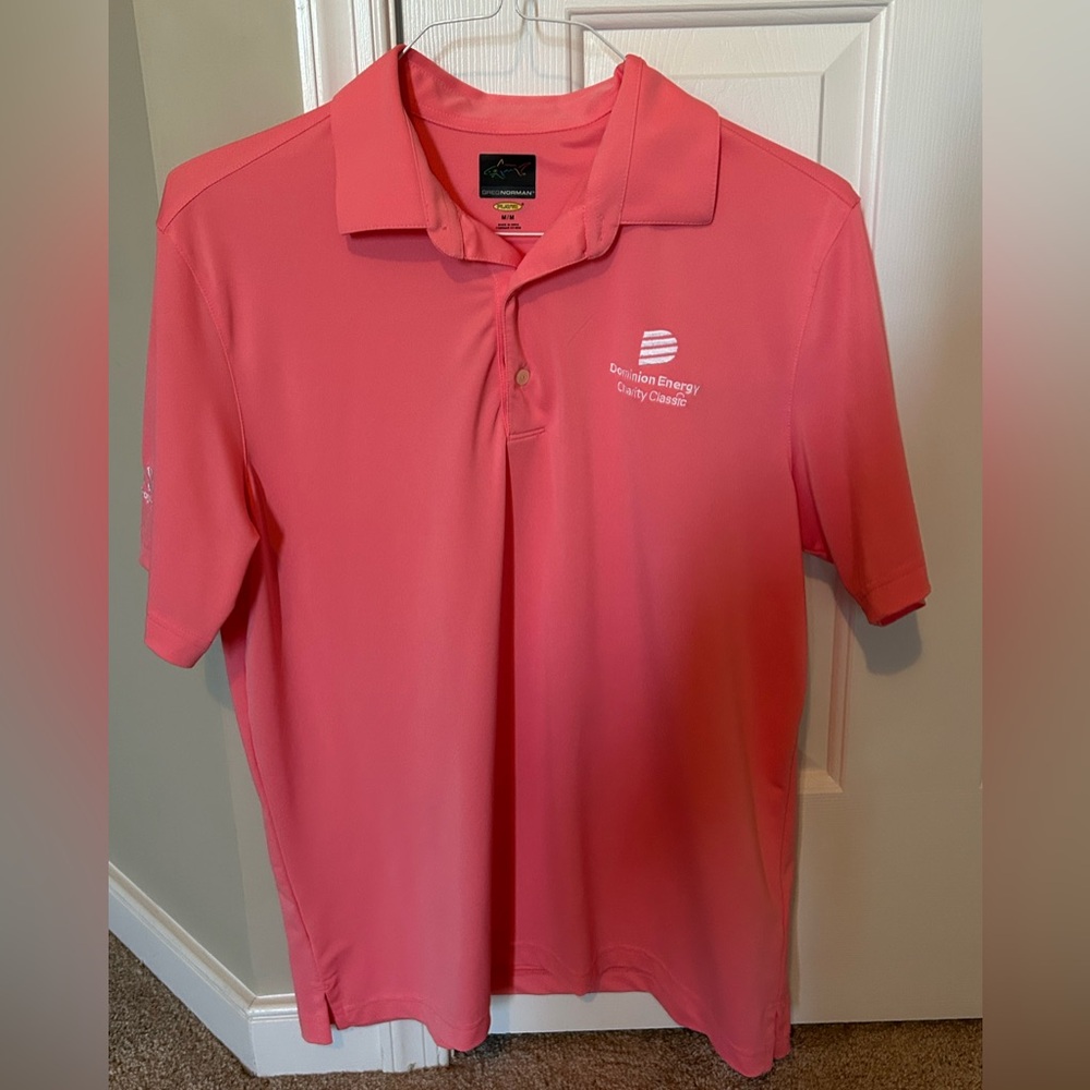 Dominion Energy Classic Greg Norman Golf Polo - Size Medium
